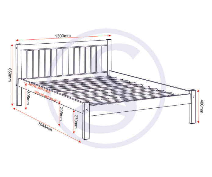 Maya Pine Bed Frame