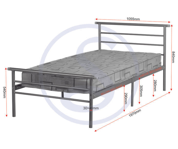 Orion Metal Bed Frame