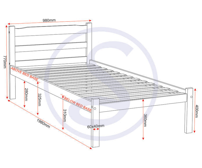 Panama Wooden Bed Frame