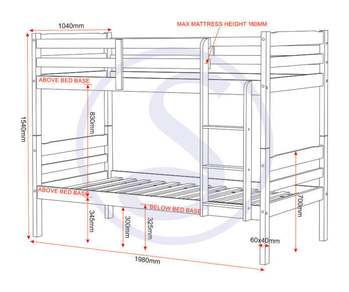 Panama 3'0 Bunk Bed