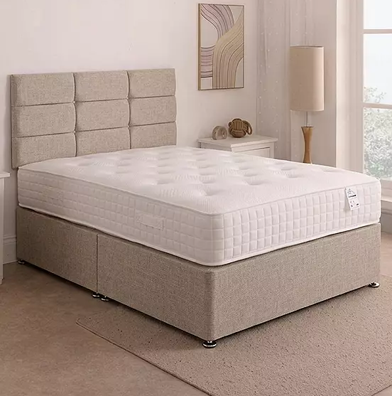 Pocket Luxury Divan Set with Headboard