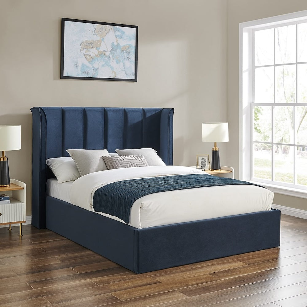 Lilly Navy Storage Bedstead