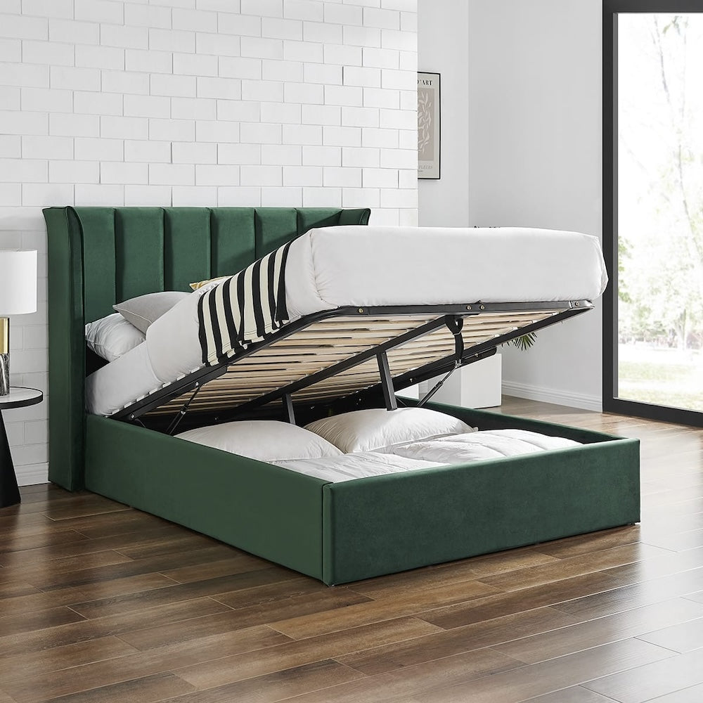 Lilly Emerald Storage Bedstead
