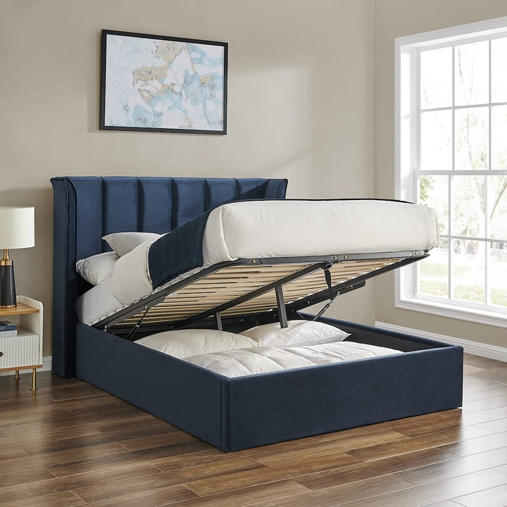 Lilly Navy Storage Bedstead