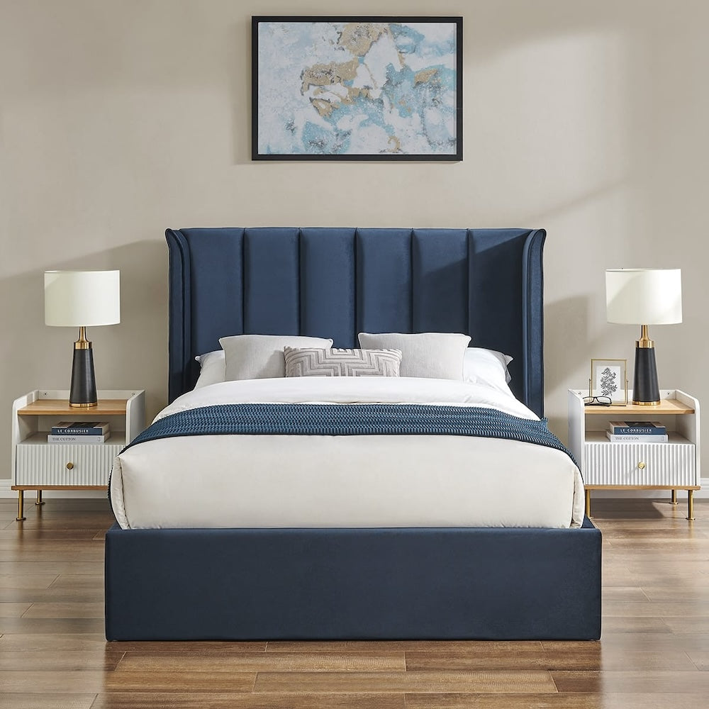 Lilly Navy Storage Bedstead