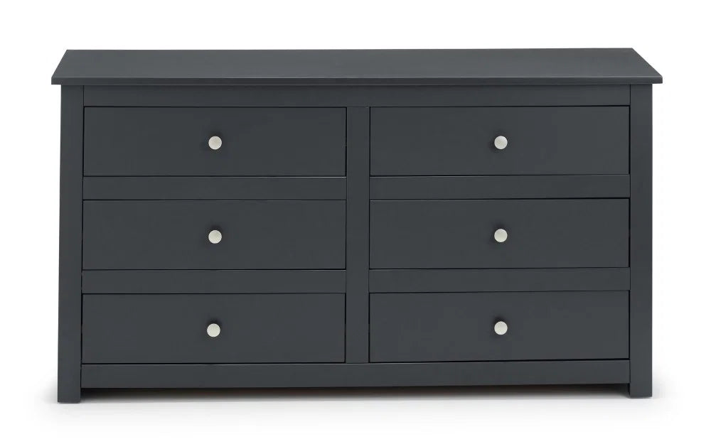 Radley 6 Drawer Chest - White