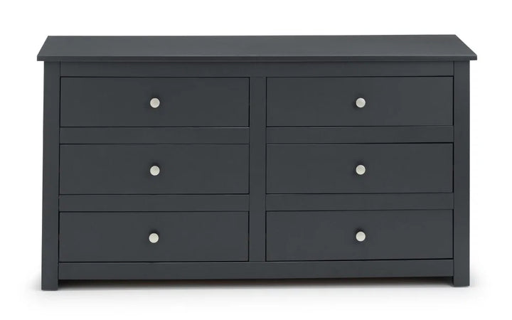 Radley 6 Drawer Chest - White