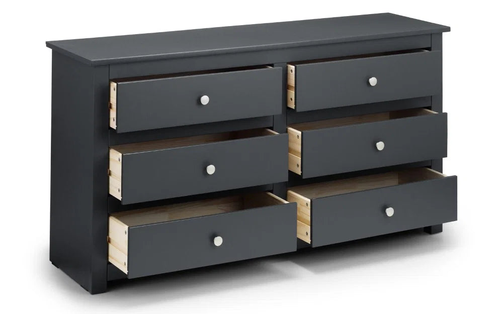 Radley 6 Drawer Chest - White