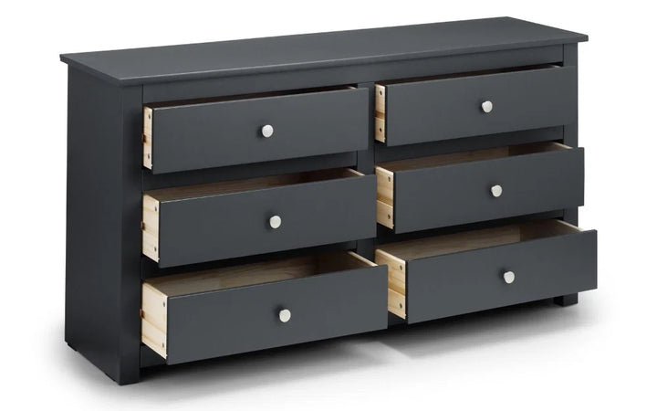 Radley 6 Drawer Chest - White
