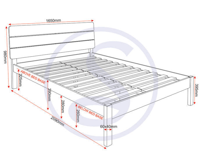 Ronan Wooden Bed Frame