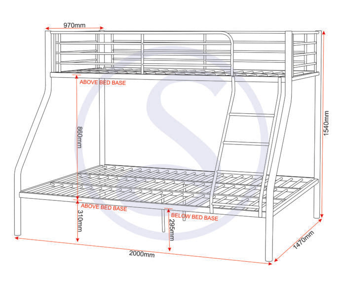 Tandi Metal Triple Sleeper