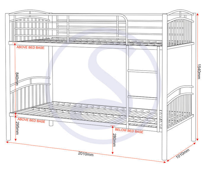 Ventura Metal Bunk Bed