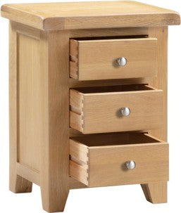 Windsor 3 Drawer Bedside