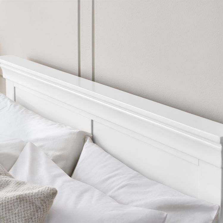 Clermont Bed Frame - Surf White