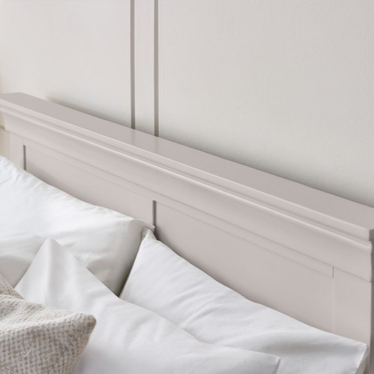 Clermont Bed Frame - Light Grey