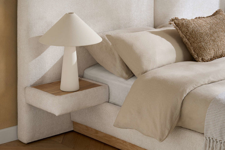 150CM COMO BED WHITE