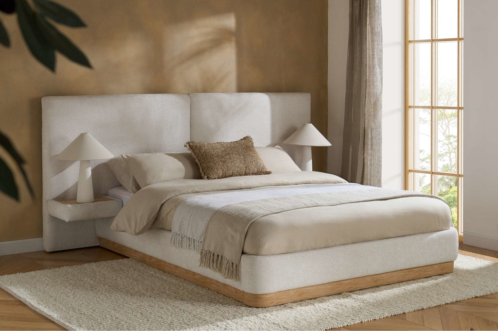 150CM COMO BED WHITE