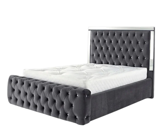 Chesterfield Mirror Bed Frame