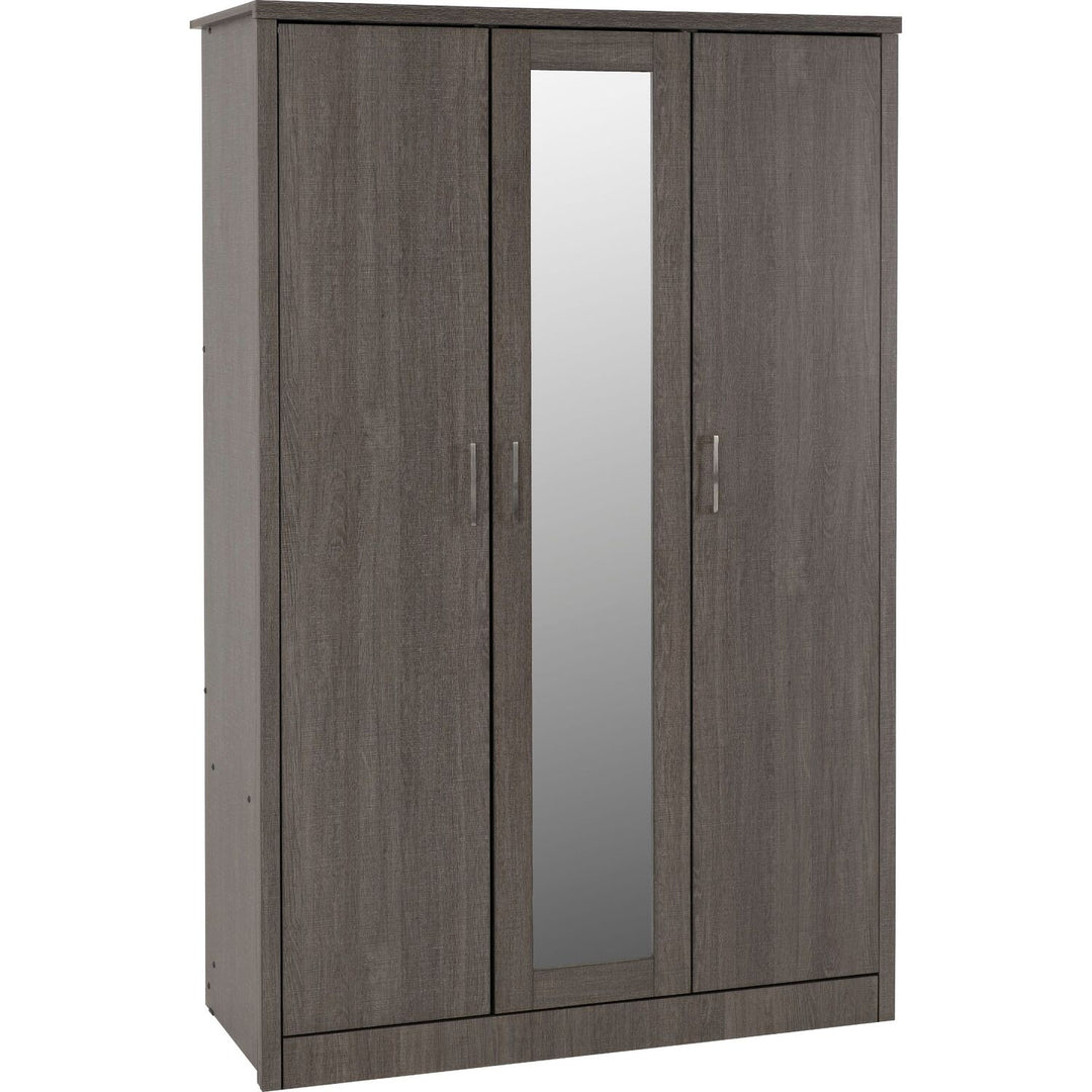 Lisbon 3 Door Wardrobe with Mirror