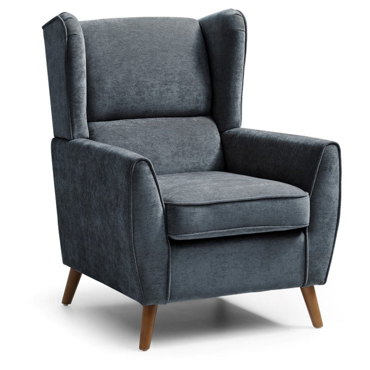 Luca Chair Denim Chenille