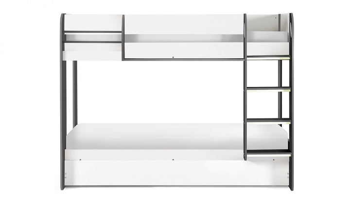 Mars Bunk and Underbed - Charcoal & White