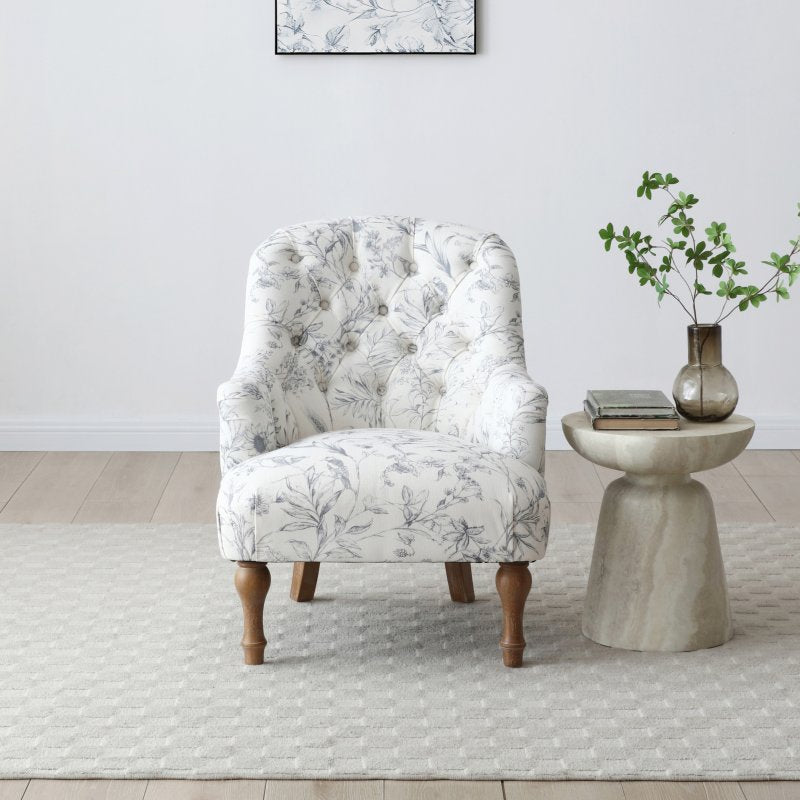 Bianca Chair Meadow Print Natural