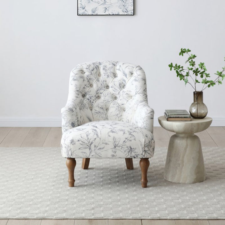 Bianca Chair Meadow Print Natural