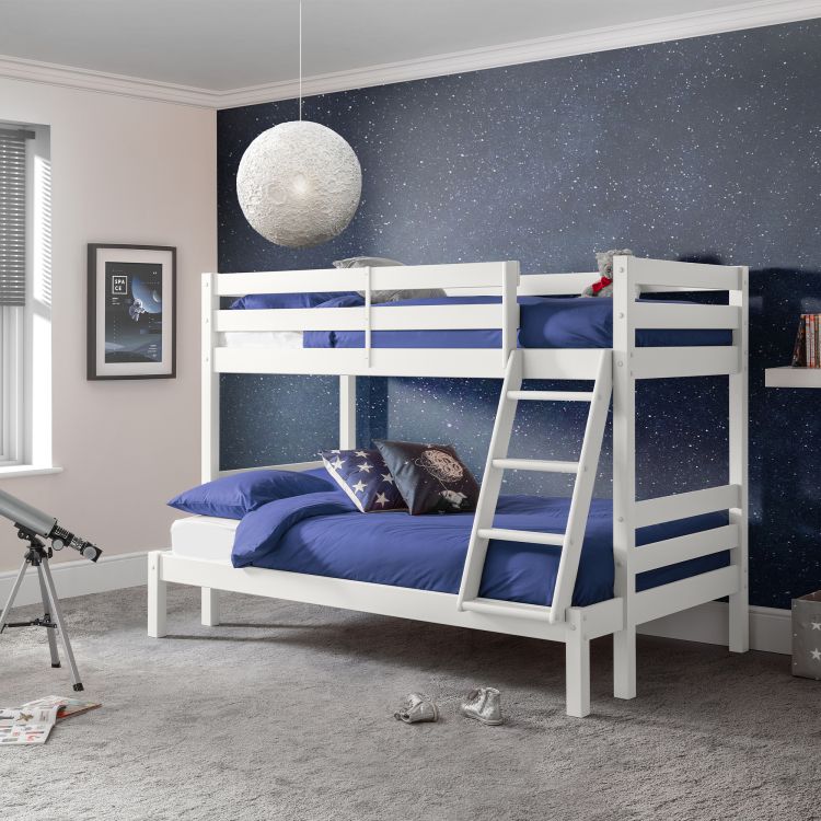 Merlin Triple Sleeper Bunk - Surf White