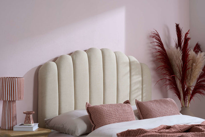 MONACO FABRIC OTTOMAN BED BEIGE