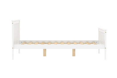 Oxford Pine Double Bed White