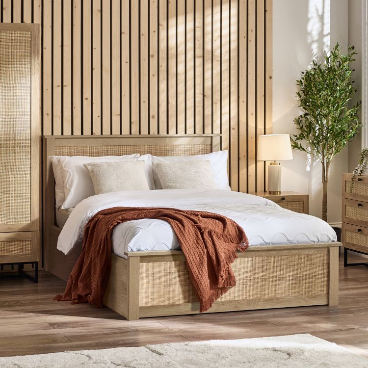 Padstow Ottoman Bed Frame - Oak