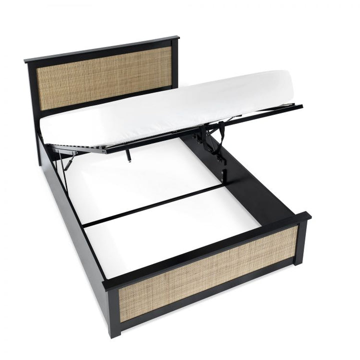 Padstow Ottoman Bed Frame - Black