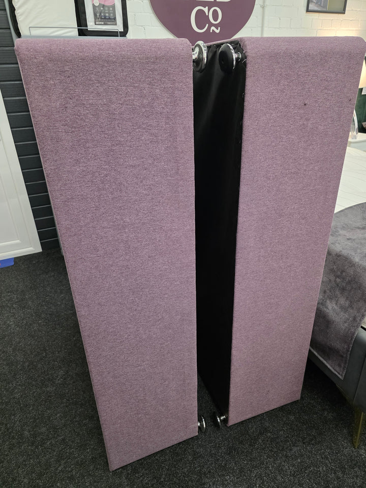 Divan Base with Floor Standing Headboard - CLEARANCE