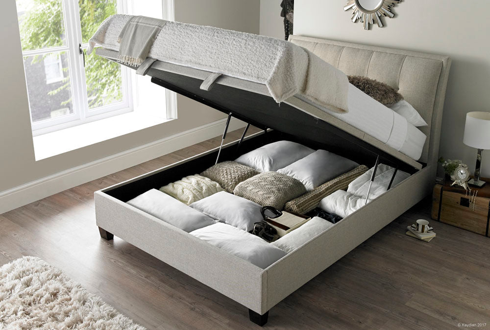 Accent Storage Bed - Oatmeal - The Bed House