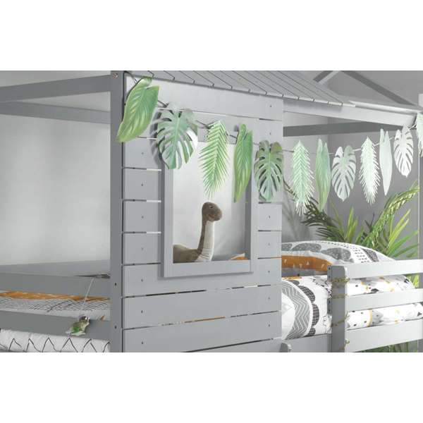 Adventure Bunk Bed - Grey - The Bed House