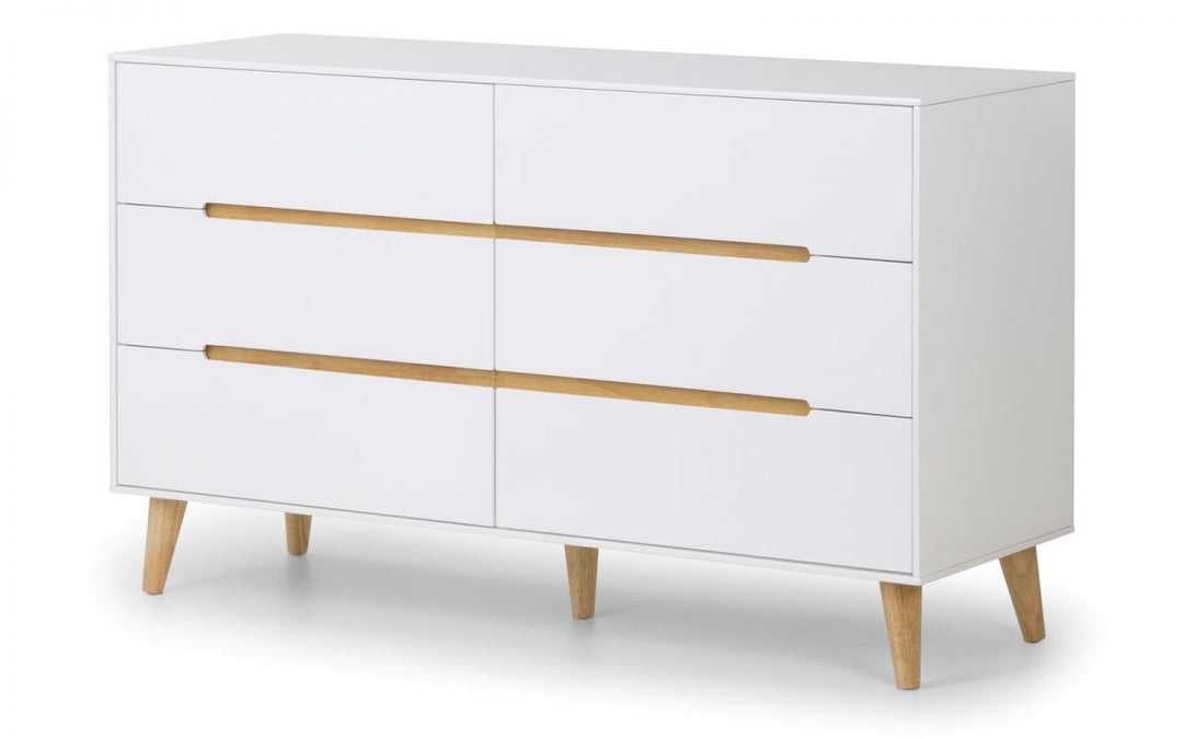 Alicia 6 Drawer Wide Chest - The Bed House