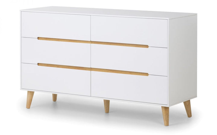 Alicia 6 Drawer Wide Chest - The Bed House