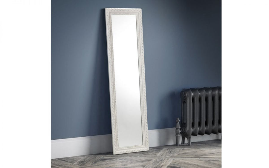 Allegro White Dress Mirror - The Bed House