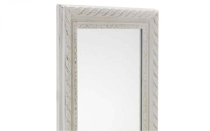 Allegro White Dress Mirror - The Bed House