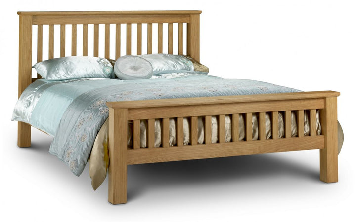 Amsterdam Oak Bed - High Foot End - The Bed House