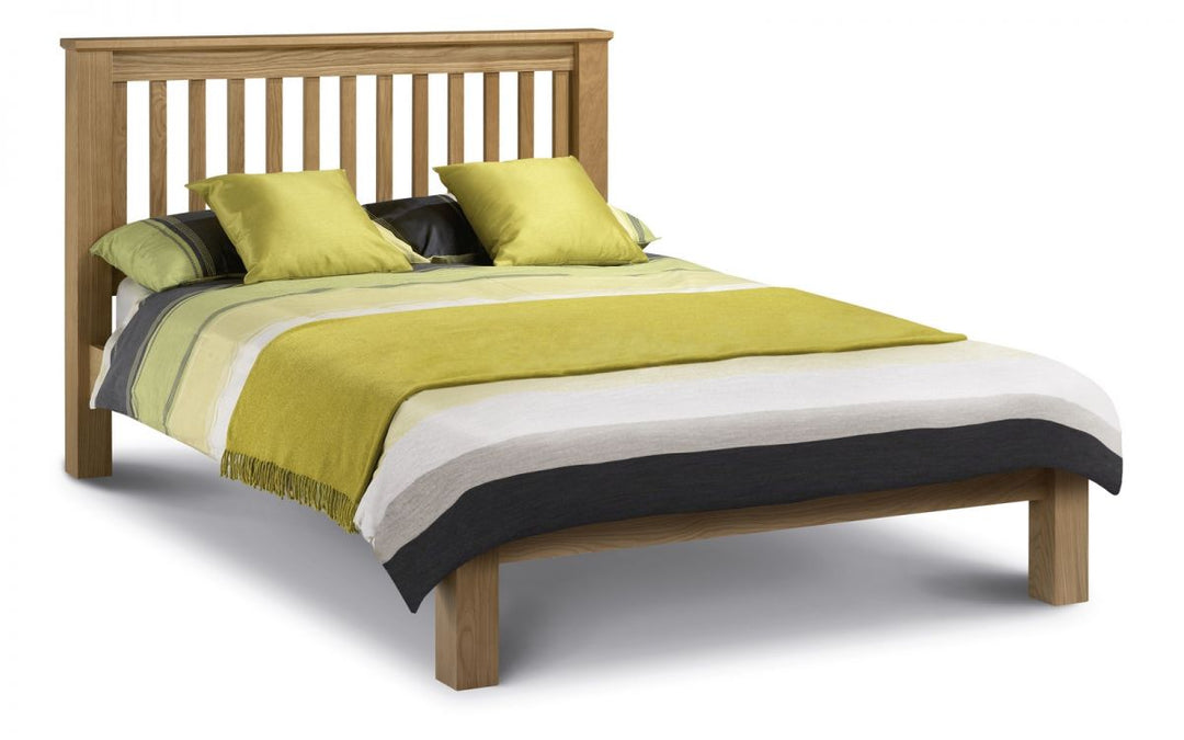 Amsterdam Oak Bed - Low Foot End - The Bed House