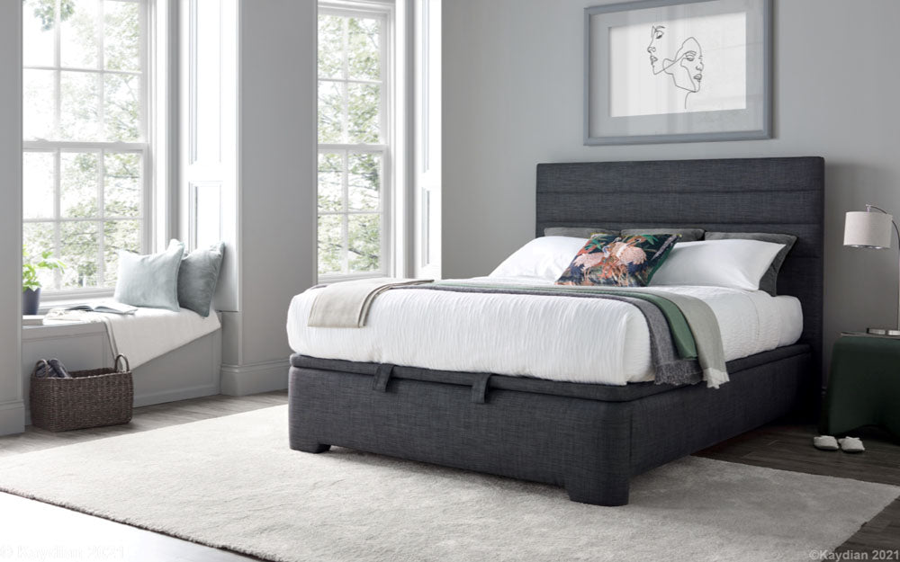 Appleby Storage Bed - Slate - The Bed House