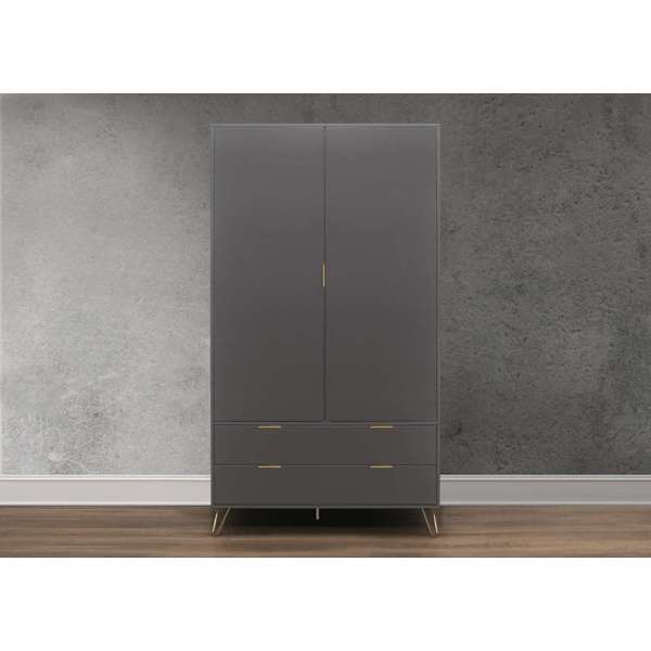 Arlo 2 Door 2 Drawer Wardrobe - The Bed House