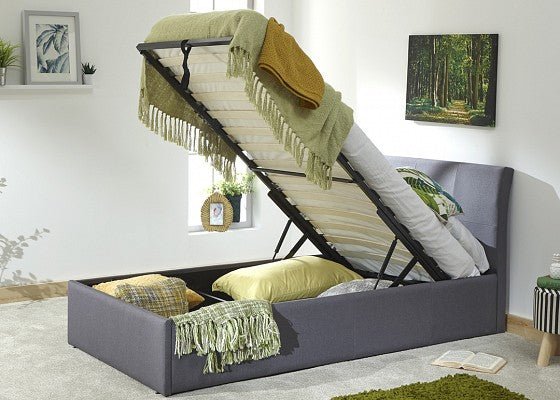 Ascot Fabric Ottoman Bed - The Bed House