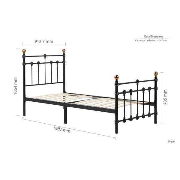 Atlas Bed - Black - The Bed House