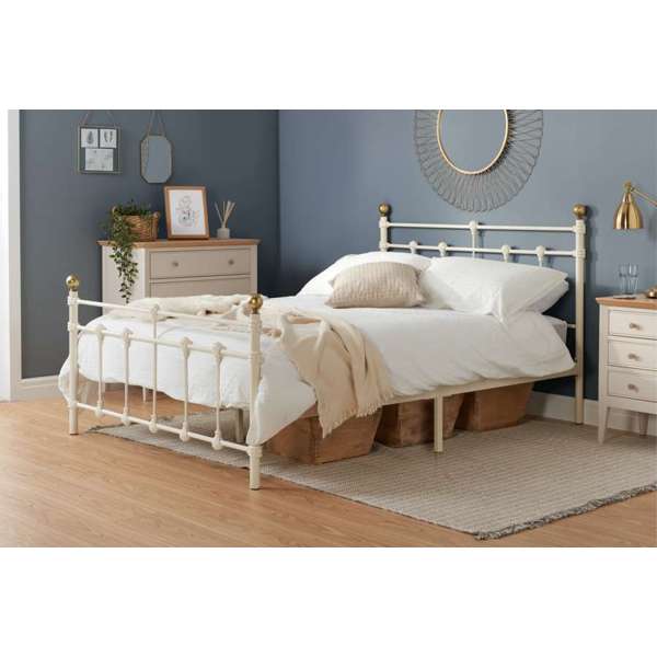 Atlas Bed - Cream - The Bed House