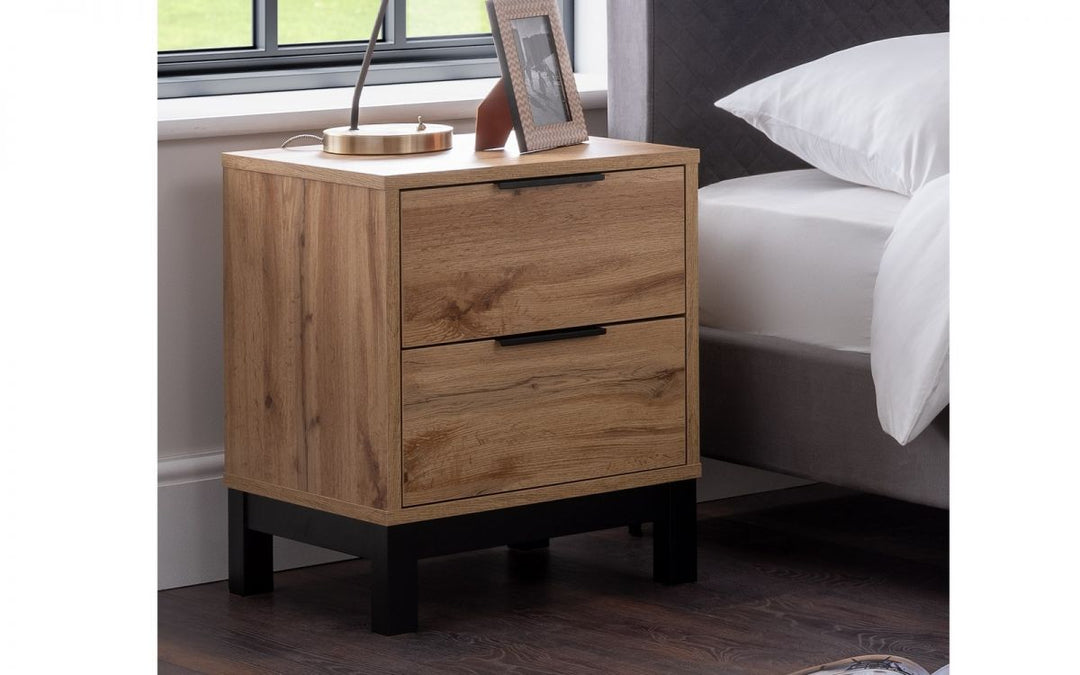 Bali 2 Drawer Bedside - The Bed House