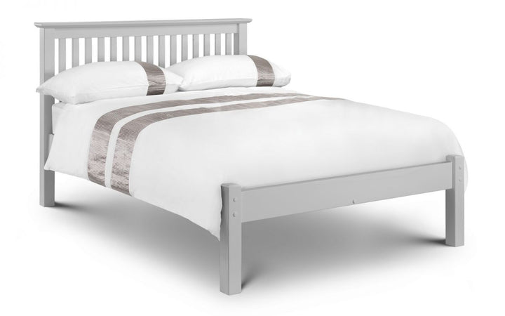 Barcelona Bed - Low Foot End Dove Grey - The Bed House