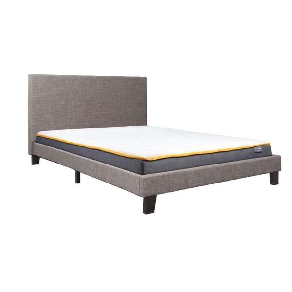 Berlin Low Bed Frame - Grey - The Bed House