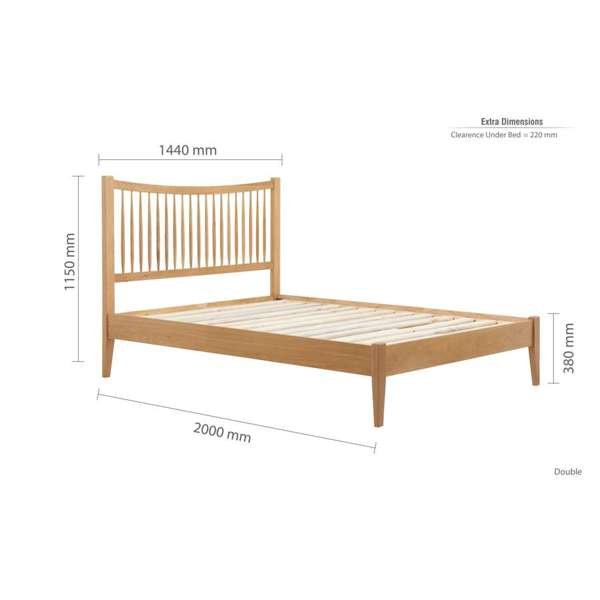 Berwick Solid Oak Bed - The Bed House